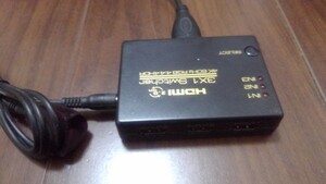 HDMI セレクタター　切替器　分配器　ケーブルおまけ 