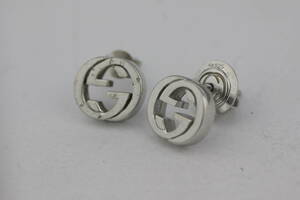  Gucci GUCCI Inter locking G earrings Ag925