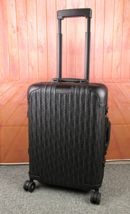 NMALKHO13230 DIOR×RIMOWA ディオール×リモワ 9259002790 RD CABIN BLACK スーツケース キャリーケース ブラック系 極美品
