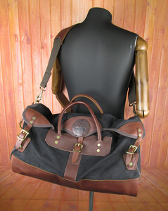 MYO12739 Duluth Packda разрозненный упаковка большая спортивная сумка сумка "Boston bag" M Brown × черный прекрасный товар 