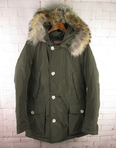 LWJ12459 WOOLRICH Woolrich 1702066 Arctic parka down jacket USA XS olive 