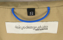 MFJ11972 TOKYO DESIGN STUDIO NEW BALANCE 東京デザインスタジオ ニューバランス ゴアテックス バルマカーンコート S 新品 ベージュ_画像4