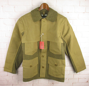 LFJ13542 Heller's cafe ヘラーズカフェ ウエアハウス 1930's RED HEAD Wool & Cotton Cruiser Jacket クルーザージャケット 36 新品