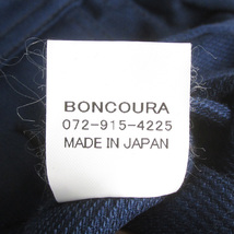 MAJ16294 BONCOURA ボンクラ ピケジャケット 38 極美品 ネイビー系_画像5