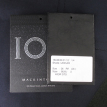 LFJ15700 MACKINTOSH マッキントッシュ104 WEIR ウィアー ゴム引き ダッフルコート 36 美品 ネイビー系_画像6