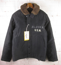 MWJ19033 FREEWHEELERS フリーホイーラーズ N-1 デッキジャケット ALASKA NAVAL STATION 2131017 美品 38_画像1