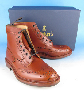 MFF10765 Tricker's トリッカーズ 5634 STOW ストウ カントリーブーツ 8 新品 マロンアンティーク