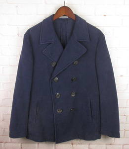 LFJ14626 BOGLIOLI ボリオリ COAT モールスキン Pコート ピーコート 46 ネイビー系