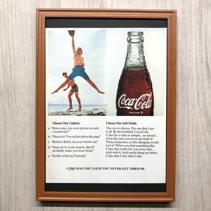 ■即決◆1968年(昭和43年) Coca-Cola コカコーラ go better Coke【B4-7037】アメリカ ビンテージ雑誌広告【B4額装品】当時本物広告★同梱可