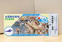 福島交通・53全国高校総体記念乗車券（記念切符/記念入場券）_画像6