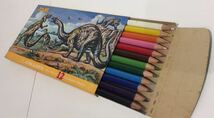 コーリン色鉛筆 12色 小松崎 茂 恐竜 未使用_画像5