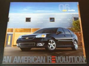 * Chevrolet catalog malibu USA 2006 prompt decision!