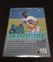 MLB 1997年topps FINEST エドガー・レンテリア(マーリンズ)CARD 17 THEME B10。プロテクター付。_画像2