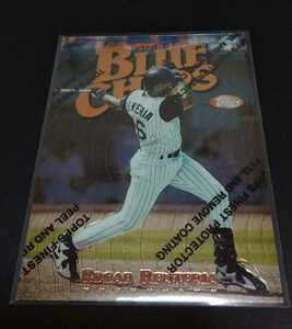 MLB 1997年topps FINEST エドガー・レンテリア(マーリンズ)CARD 17 THEME B10。プロテクター付。Marlins EDGAR RENTERLA