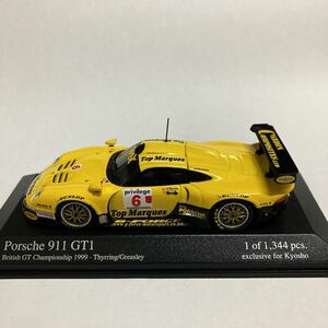 京商 ミニチャンプス 1/43 Kyosho MINICHAMPS Porsche 911 GT1 British GTC 1996 ポルシェ