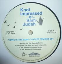 Knot Impressed × Sam Judah / 7 DAYS IN THE SAME CLOYHES REMIXES　EP1＆EP2_画像1