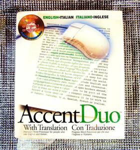 [5026] translation ( English - Italian ) soft AccentDuo unopened goods accent Duo britain .. britain wing lishu. futoshi profit . language correspondence (Windwos 3.1/95)