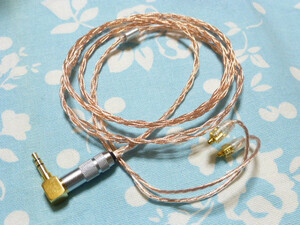 MMCX кабель 102SSC. сердцевина Blade вязаный 2.5mm4 высшее 3.5mm3 высшее 3.5mmL знак 120cm ( custom соответствует возможность ) Shure Campfire Audio