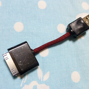iPod Dock USB ケーブル USB-A タイプ BELDEN 1804a ワインレッド