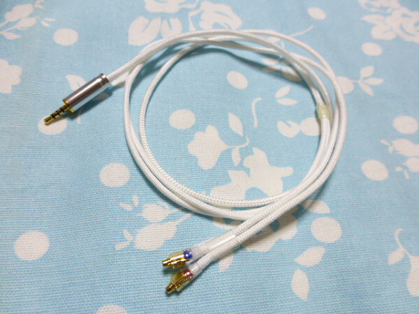 MMCX ケーブル オーグライン 2.5mm4極 短め 80cm (カスタム対応可能) ストレートダウン Shure JVC FD01 FD02 FX1100 Westone Campfire