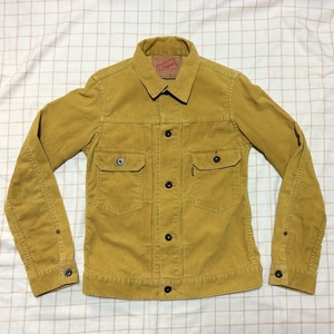  postage 710 jpy ~ * size unknown writing middle reference reti-zXS and downward? DEMIME getting black etc. equipped Denime corduroy jacket G Jean denim jacket 