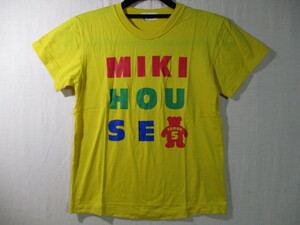 【mikiHOUSE】半袖Tシャツ サイズ120色イエロー身丈48身幅35/EAG