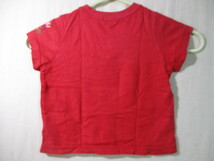 【miki HOUSE】Tシャツ サイズ80色レッド身丈31身幅29肩幅22/GAB_画像2