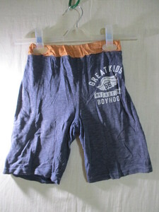 【西松屋】半ズボン サイズ120色ブルーウエスト51-57/DAS