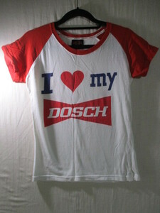 【Dosch】Tシャツ サイズM色ホワイト身丈52身幅36肩幅33/DAT