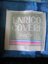 【ENRICO COVERI BABY】つなぎ サイズ90色ブルー身丈47身幅31/CAR_画像3