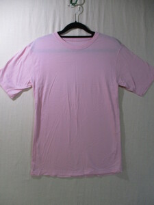 【ValLee】Tシャツ サイズＬ色ピンク身丈66身幅41肩幅43/FAA