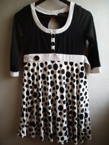 [CECIL McBEE] One-piece lady's size :M color : black length :77 width of a garment :36 shoulder width :36/NAD