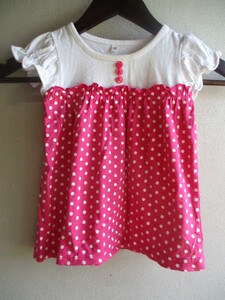 [ west pine shop ] cut and sewn Kids size :100 color : pink length :37 width of a garment :29 shoulder width :25/NAK