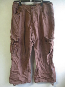 [Oririn] Sabrina pants lady's size :67 color : Brown length :75 width of a garment :33/BAN