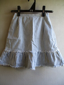 [ skirt ] Kids size :140 color : blue length :40 width of a garment :24/NAK