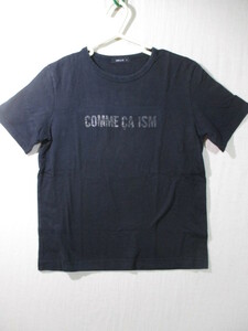 【COMME CA ISM】Tシャツ サイズＭ色ブラック身丈52身幅41/IAR