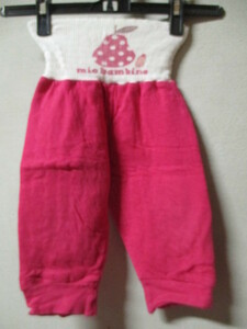 [ west pine shop ]. volume trousers size 80 color pink length 40 width of a garment 17/JAZ