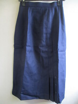【RUBAN ROUGE】スカート サイズ7色ネイビー身丈68身幅29/KAQ_画像1