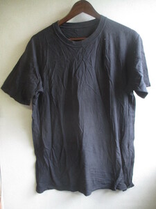【ユニクロ】 Tシャツ メンズ サイズ:ＬＬ 色:ブラック 身丈:69 身幅:51 肩幅:48/BAN