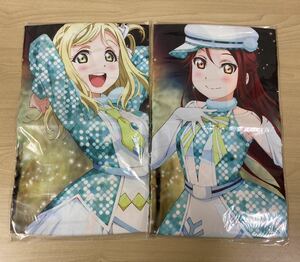 ラブライブ サンシャイン Aqours 一番くじ 特大ビジュアルクロス 梨子 鞠莉 セット