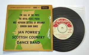 盤面良好♪ EP★ IAN POWRIE'S SCOTTISH COUNTRY DANCE BAND 輸入盤