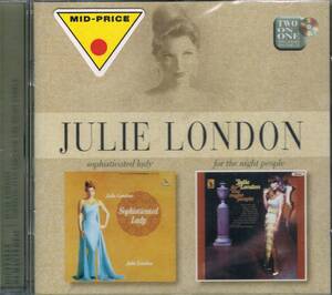 2on1★ジュリー・ロンドンJulie London/Sophisticated Lady+For the Night People