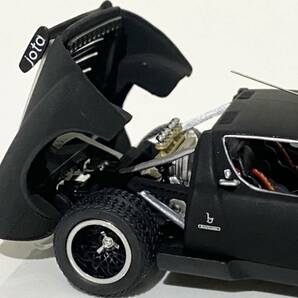 Kyosho 1/43 Lamborghini Miura Jota SVR Matte Black ◆ 京商 ランボルギーニ ジョタ SVR KL43001の画像2