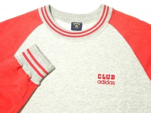 * Club Adidas * Vintage спортивная фуфайка 165cm/ серый club adidasla gran se футболка Descente Vintage .-ji