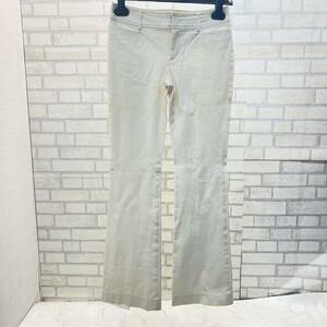  proportion slacks pants cotton . lady's ivory size 2 PP033