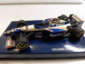 ウィリアムズ・ルノーFW18　1996　ジャック・ヴィルヌーヴ　※状態悪【PMA　1/43　ミニチャンプス　F1ミニカー】
