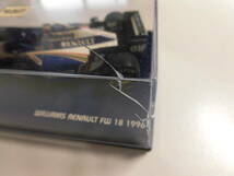 ウィリアムズ・ルノーFW18　1996　ジャック・ヴィルヌーヴ　※状態悪【PMA　1/43　ミニチャンプス　F1ミニカー】_画像2