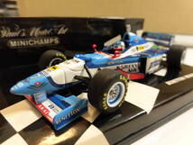 ベネトン・ルノーB197　ジャン・アレジー　【PMA　1/43　ミニチャンプス　F1ミニカー】_画像2