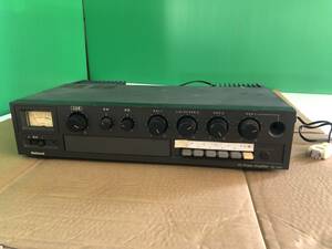 Q2418 necessary maintenance / Junk * selling up * National WA-740A desk-top type sound equipment 100V 50/60Hz