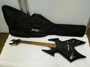 B.C.RICH BCリッチ エレキギター WARBEAST1 黒 ブラック ソフトケース付き ワービースト 変形ギター
